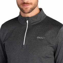 DKNY Gents Union Street Mid Layer Charcoal Marl 13 DKNY Gents Union Street Mid Layer Charcoal Marl -Golf Clothing Shop P DKG0013DKNYMIDLAYERCHARCOALMARLGENTS 5 L