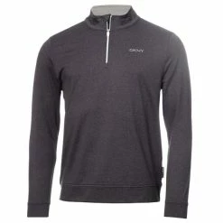 DKNY Gents Union Street Mid Layer Charcoal Marl