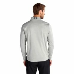 DKNY Gents Union Street Mid Layer Silver Marl -Golf Clothing Shop P DKG0013DKNYMIDLAYERSILVERMARLGENTS 3 L