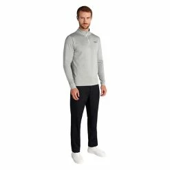 DKNY Gents Union Street Mid Layer Silver Marl -Golf Clothing Shop P DKG0013DKNYMIDLAYERSILVERMARLGENTS 4 L