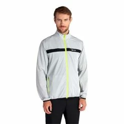 DKNY Gents Full Zip Windbreaker Silver 10 DKNY Gents Full Zip Windbreaker Silver -Golf Clothing Shop P DKG0014DKNYWINDBREAKERSILVERGENTS 2 L