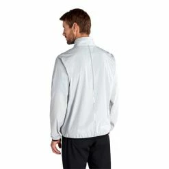 DKNY Gents Full Zip Windbreaker Silver 11 DKNY Gents Full Zip Windbreaker Silver -Golf Clothing Shop P DKG0014DKNYWINDBREAKERSILVERGENTS 3 L