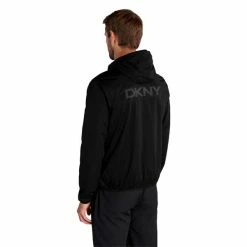 DKNY Gents Downpour Full Zip Jacket Black -Golf Clothing Shop P DKG0015DKNYJACKETBLACKGENTS 3 L