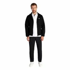 DKNY Gents Downpour Full Zip Jacket Black -Golf Clothing Shop P DKG0015DKNYJACKETBLACKGENTS 4 L