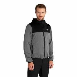 DKNY Gents Downpour Full Zip Jacket Grey - Black -Golf Clothing Shop P DKG0015DKNYJACKETGREYBLACKGENTS 2 L