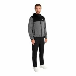 DKNY Gents Downpour Full Zip Jacket Grey - Black -Golf Clothing Shop P DKG0015DKNYJACKETGREYBLACKGENTS 4 L