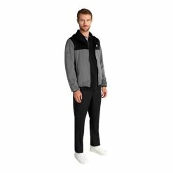 DKNY Gents Downpour Full Zip Jacket Grey - Black -Golf Clothing Shop P DKG0015DKNYJACKETGREYBLACKGENTS 5 L