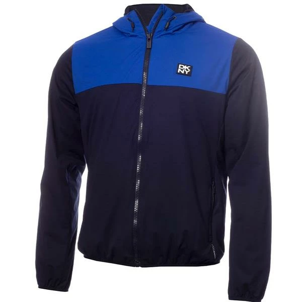 DKNY Gents Downpour Full Zip Jacket Navy - Cobalt 3 DKNY Gents Downpour Full Zip Jacket Navy - Cobalt