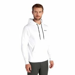 DKNY Gents Performance Hoodie White -Golf Clothing Shop P DKG0016DKNYHOODIEWHITEGENTS 2 L