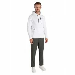 DKNY Gents Performance Hoodie White -Golf Clothing Shop P DKG0016DKNYHOODIEWHITEGENTS 4 L