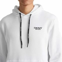 DKNY Gents Harlem Hoodie White 13 DKNY Gents Harlem Hoodie White -Golf Clothing Shop P DKS0011DKNYGENTSHARLEMHOODIEWHITE 10 L