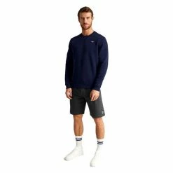 DKNY Gents Harlem Badge Sweatshirt Navy -Golf Clothing Shop P DKS0016DKNYSWEATSHIRTNAVYGENTS 4 L