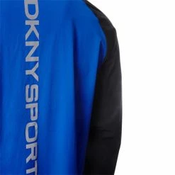 DKNY Gents Georgetown Stretch Windbreaker Electric Blue - Black -Golf Clothing Shop P DKSMS22018DKNYGENTSGEORGESTRETCHWINDBLUEBLACK 5 L