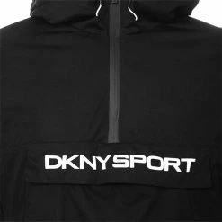 DKNY Gents Downwind ¼ Zip Jacket Black -Golf Clothing Shop P DKSMS22019DKNYGENTSDOWNWINDZIPJKTBLACK 4 L
