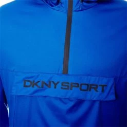 DKNY Gents Downwind ¼ Zip Jacket Electric Blue -Golf Clothing Shop P DKSMS22019DKNYGENTSDOWNWINDZIPJKTELECTRICBLUE 4 L