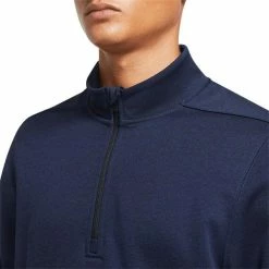 Nike Gents Therma-FIT Victory ½ Zip Top Navy (410) -Golf Clothing Shop P DN1947NIKETOPNAVY410GENTS 2 L