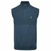 Farah Gents Clint ¼ Zip Gilet Teal 2 Farah Gents Clint ¼ Zip Gilet Teal -Golf Clothing Shop P FHTOP1059FARAHGENTSCLINTZIPGILETTEAL L