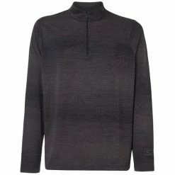 Oakley Gents Contender ½ Zip Top Blackout Heather