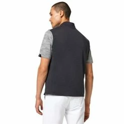 Oakley Gents Gravity Range Vest Blackout Heather -Golf Clothing Shop P FOA403097OAKLEYVESTBLACKOUTHEATHER09GGENTS 3 L