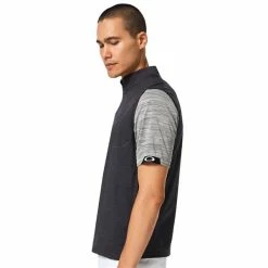 Oakley Gents Gravity Range Vest Blackout Heather -Golf Clothing Shop P FOA403097OAKLEYVESTBLACKOUTHEATHER09GGENTS 4 L