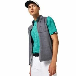 Oakley Gents Gravity Range Vest Stone Grey Heather -Golf Clothing Shop P FOA403097OAKLEYVESTSTONEGREYHEATHERGENTS 2 L