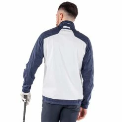 Galvin Green Gents Lyle Jacket White - Navy (13) -Golf Clothing Shop P G1221GALVINGREENWHITENAVYGENTS 3 L