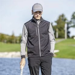 Galvin Green Gents Lion Bodywarmer Black -Golf Clothing Shop P G1224GALVINGREENBODYWARMERBLACKGENTS 4 L