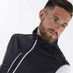 Galvin Green Gents Lion Bodywarmer Black -Golf Clothing Shop P G1224GALVINGREENBODYWARMERBLACKGENTS 5 L