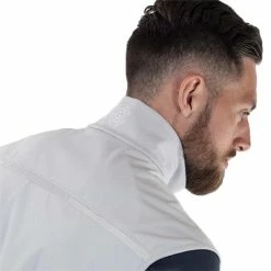 Galvin Green Gents Lion Bodywarmer White - Cool Grey -Golf Clothing Shop P G1224GALVINGREENBODYWARMERWHITECOOLGREYGENTS 5 L