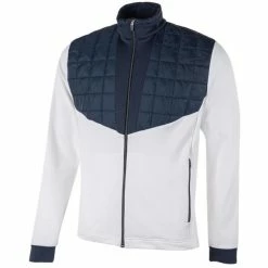 Golf Clothing Shop 40 Galvin Green Gents Damian Insula Jacket White - Navy