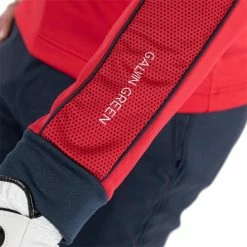 Galvin Green Gents Daxton ½ Zip Insula Top Red - Navy - White -Golf Clothing Shop P G1242GGGENTSDAXTONHALFZIPINSULATOPREDNAVYWHITE 5 L