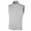 Galvin Green Gents Davon Insula Vest Cool Grey - White -Golf Clothing Shop P G1244GGGENTSDAVONINSULAVESTCOOLGREYWHITE L