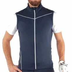 Galvin Green Gents Davon Insula Vest Navy - White 9 Galvin Green Gents Davon Insula Vest Navy - White -Golf Clothing Shop P G1244GGGENTSDAVONINSULAVESTCOOLNAVYWHITE 2 L