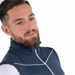 Galvin Green Gents Davon Insula Vest Navy - White 10 Galvin Green Gents Davon Insula Vest Navy - White -Golf Clothing Shop P G1244GGGENTSDAVONINSULAVESTCOOLNAVYWHITE 3 L