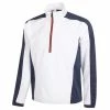 Galvin Green Gents Lawrence ½ Zip WindTop White - Navy - Orange (13) 2 Galvin Green Gents Lawrence ½ Zip WindTop White - Navy - Orange (13) -Golf Clothing Shop P G1323GALVINGREENTOPWHITENAVYORANGE13GENTS L
