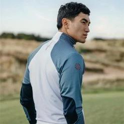 Galvin Green Gents Donald Insula Jacket White - Navy - Orange (13) 11 Galvin Green Gents Donald Insula Jacket White - Navy - Orange (13) -Golf Clothing Shop P G1345GALVINGREENJACKETWHITENAVYORANGE13GENTS 4 L