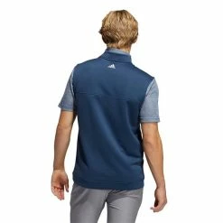 ADIDAS Gents ¼ Zip Vest Crew Navy -Golf Clothing Shop P GH7081ADIDASVESTNAVYGENTS 3 L
