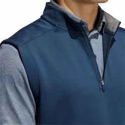 ADIDAS Gents ¼ Zip Vest Crew Navy -Golf Clothing Shop P GH7081ADIDASVESTNAVYGENTS 5 L