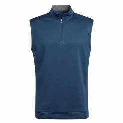 Golf Clothing Shop 24 ADIDAS Gents ¼ Zip Vest Crew Navy