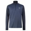 J.Lindeberg Gents Henry Mid Layer Top Navy Melange -Golf Clothing Shop P GMJS05632JLGENTSHENRYMIDLAYERTOPNAVYMEL6881 2 L