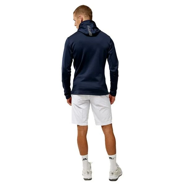 J.Lindeberg Gents Aerial Quater Hoodie Navy - White (0000) 6 J.Lindeberg Gents Aerial Quater Hoodie Navy - White (0000) - Image 4