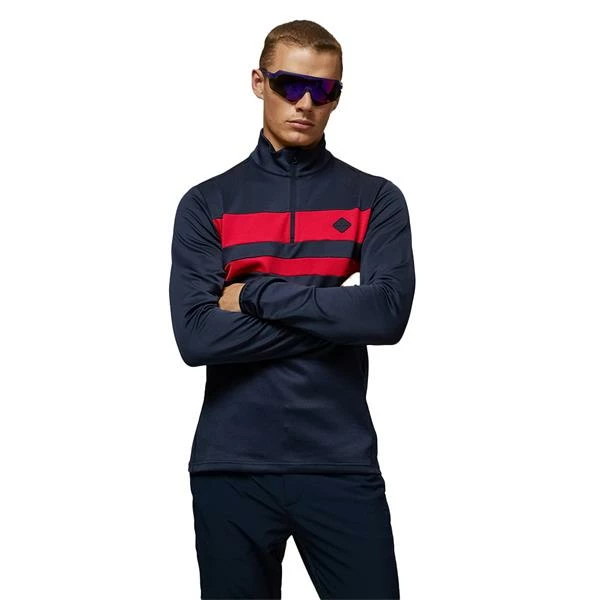 J.Lindeberg Gents Bran Mid Layer Barbados Cherry 4 J.Lindeberg Gents Bran Mid Layer Barbados Cherry - Image 2