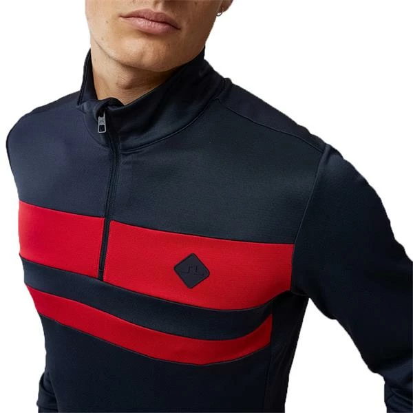 J.Lindeberg Gents Bran Mid Layer Barbados Cherry 7 J.Lindeberg Gents Bran Mid Layer Barbados Cherry - Image 5