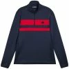 J.Lindeberg Gents Bran Mid Layer Barbados Cherry -Golf Clothing Shop P GMJS08145JLINDEBERGMIDLAYERCHERRYG131GENTS L