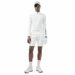 J.Lindeberg Gents Aello Soft Compression White (0000) -Golf Clothing Shop P GMJT06334JLINDEBERGMOCKWHITE0000GENTS 3 L