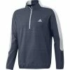 ADIDAS Gents Primegreen Printed ¼ Zip Top Navy - Black -Golf Clothing Shop P GR3085ADIGENTSPRIMEPRINTZIPTOPNAVYBLACK L