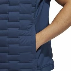 ADIDAS Gents Frost Guard Full-Zip Padded Vest Crew Navy -Golf Clothing Shop P H50987ADIGENTSFROSTGUARDVESTCREWNAVY 4 L