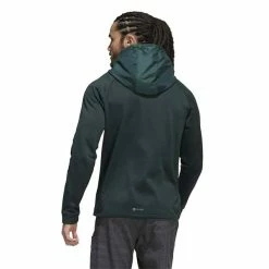 ADIDAS Gents 3-Stripes Cold.Rdy Hoodie Shadow Green -Golf Clothing Shop P HF6509ADIDASHOODIESHADOWGREENGENTS 2 L