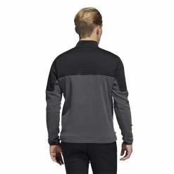 ADIDAS Gents DWR Colorblock ¼ Zip Sweatshirt Grey Six -Golf Clothing Shop P HF6527ADIDASSWEATSHIRTGREY6GENTS 2 L