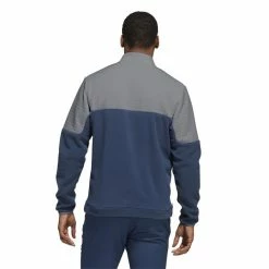 ADIDAS Gents Colour Block ¼ Zip Sweatshirt 10 ADIDAS Gents Colour Block ¼ Zip Sweatshirt -Golf Clothing Shop P HF6528ADIDASSWEATSHIRTWHITECREWNAVYGENTS 3 L